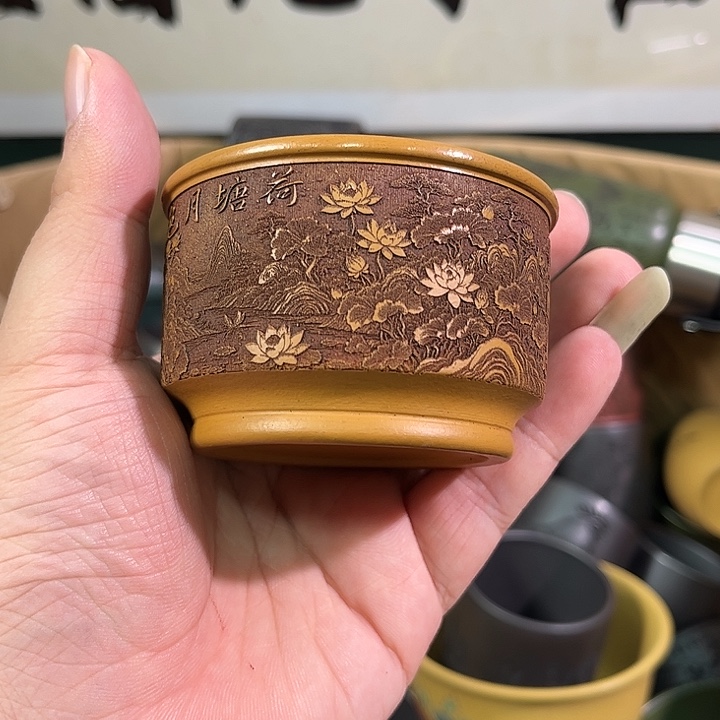 茶杯紫砂全手工紫砂主人杯