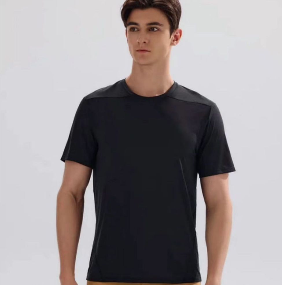 【明选】鼎级牛货！后背拼接透气！夏季索洛纳快干凉感运动T恤男2506