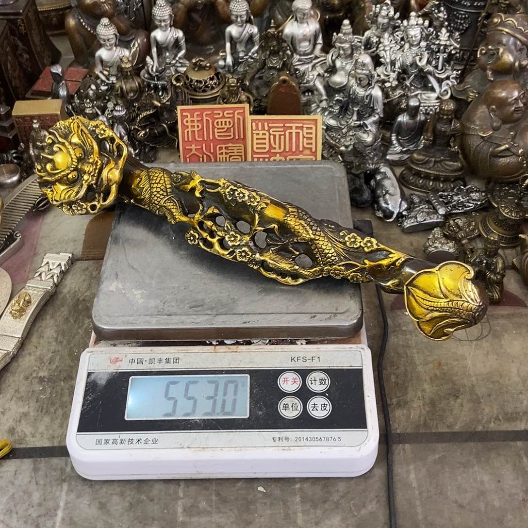 黄铜摆件老杨黄铜摆件