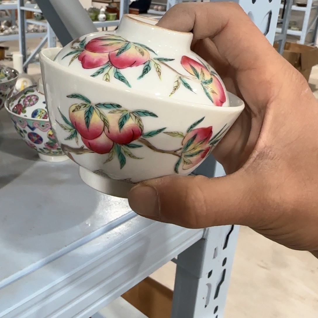 瓷片摆件手绘瓷器全部处理了吧