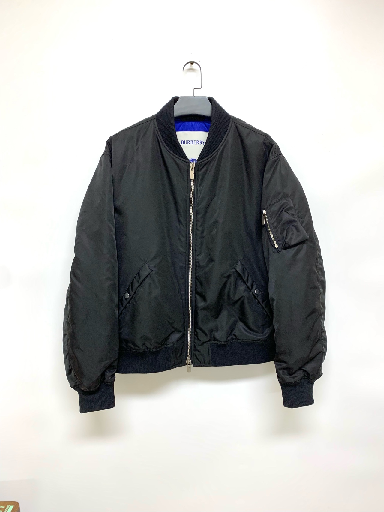 全新/【Burberry】24新款经典黑色夹克外套/XXL码/16900/Y11519958