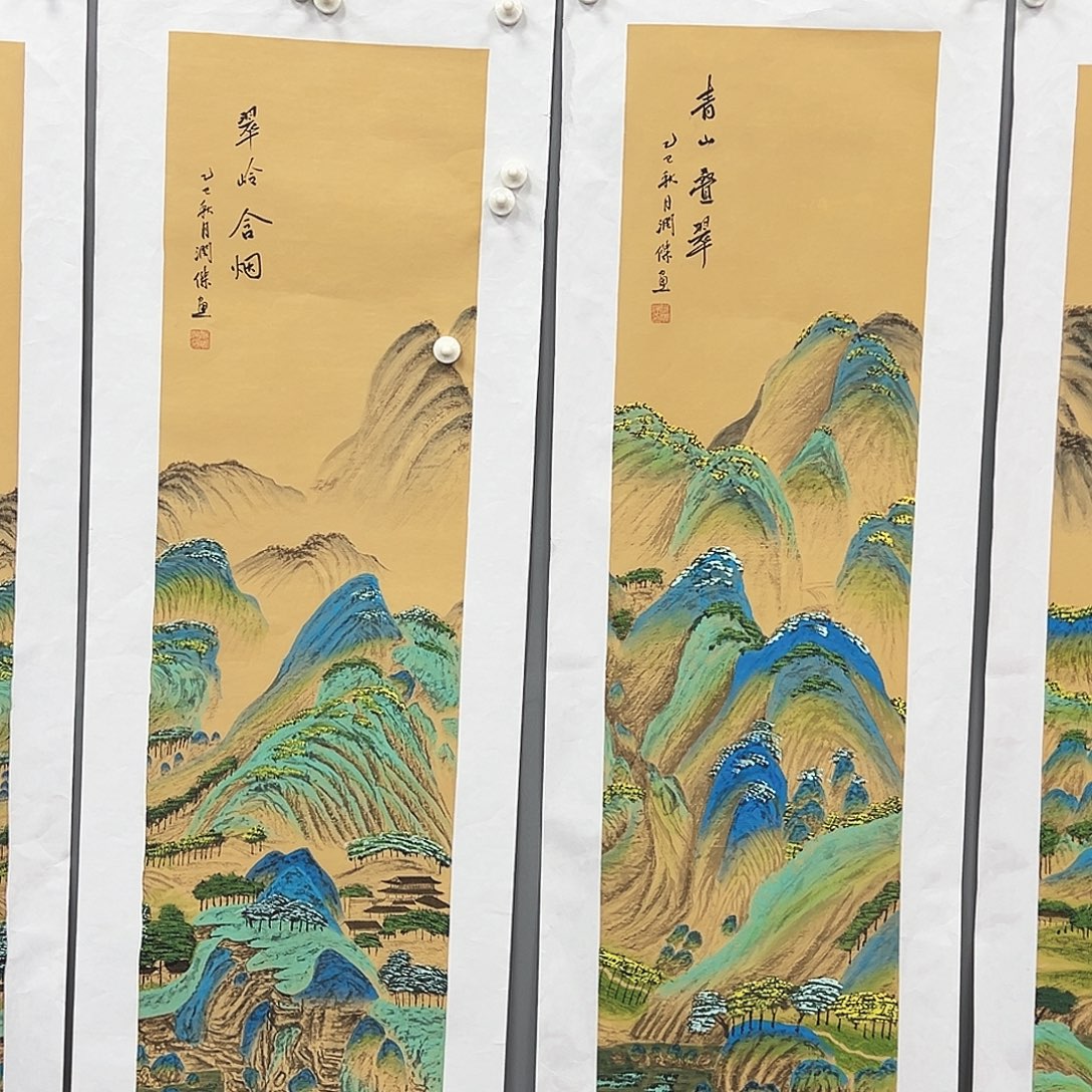 国画事事顺心如意万事如意