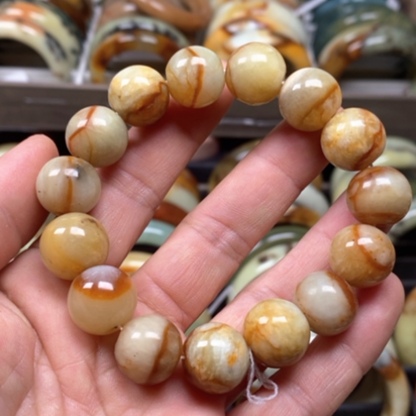 【闪购商品】蛇纹石玉手镯未镶嵌