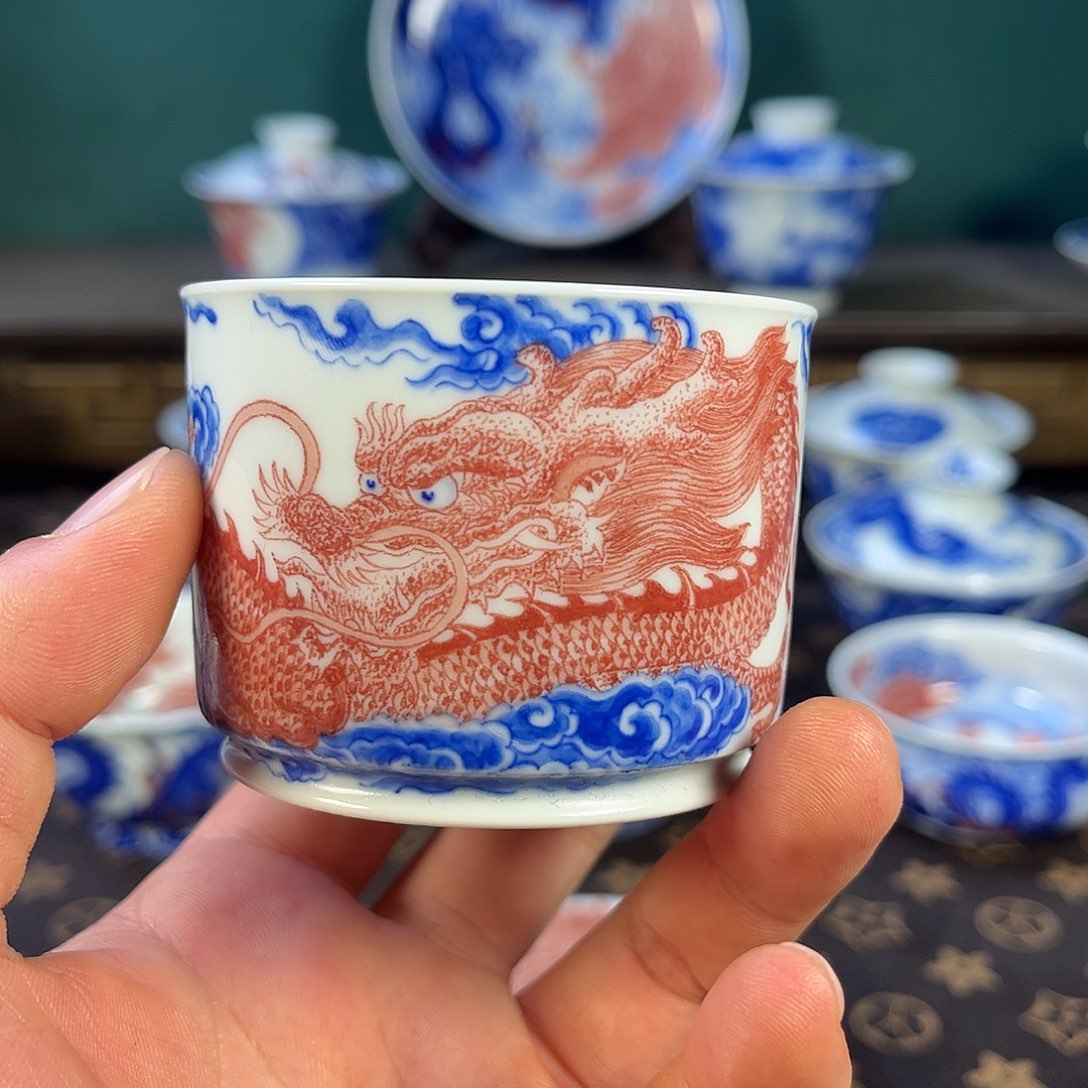 瓷片景德镇手工手绘