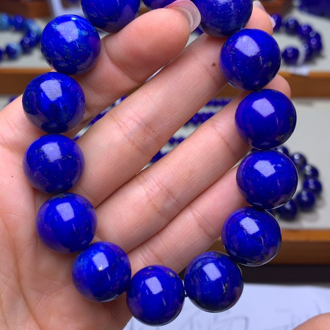 青金石手串未镶嵌16mma0058