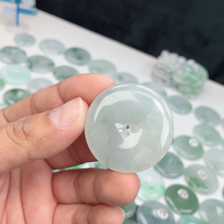 翡翠未镶嵌颈饰缅甸天然A货翡翠39-7.0