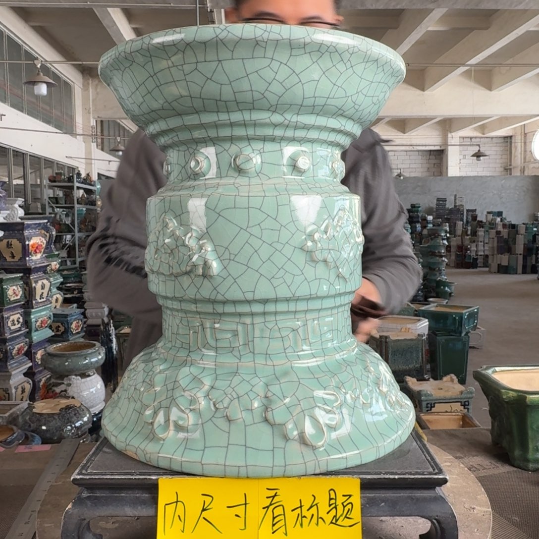 。一风堂石湾花盆 面宽30高35