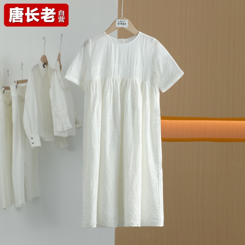 【半价q仓-唐长老自营】货号97844童装新款清新短袖连衣裙JTZ