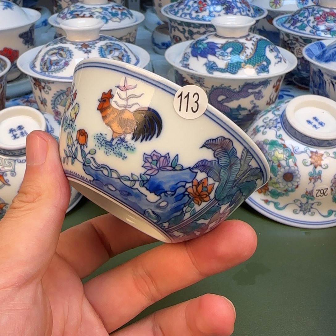 彦祖纯手工手绘茶具113