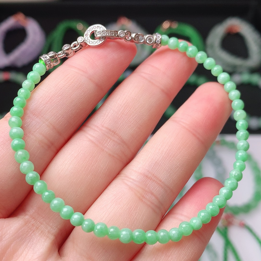 翡翠未镶嵌手链翡翠