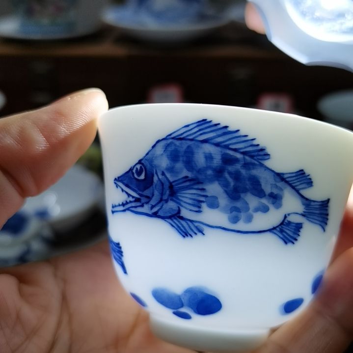 杯张学鸿老师青花
