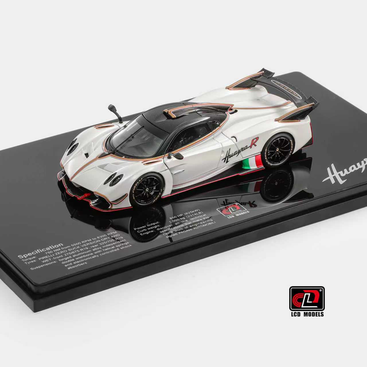 LCD 1:43 帕加尼 Pagani Huyara 花雅 R 合金汽车模型礼品收藏  