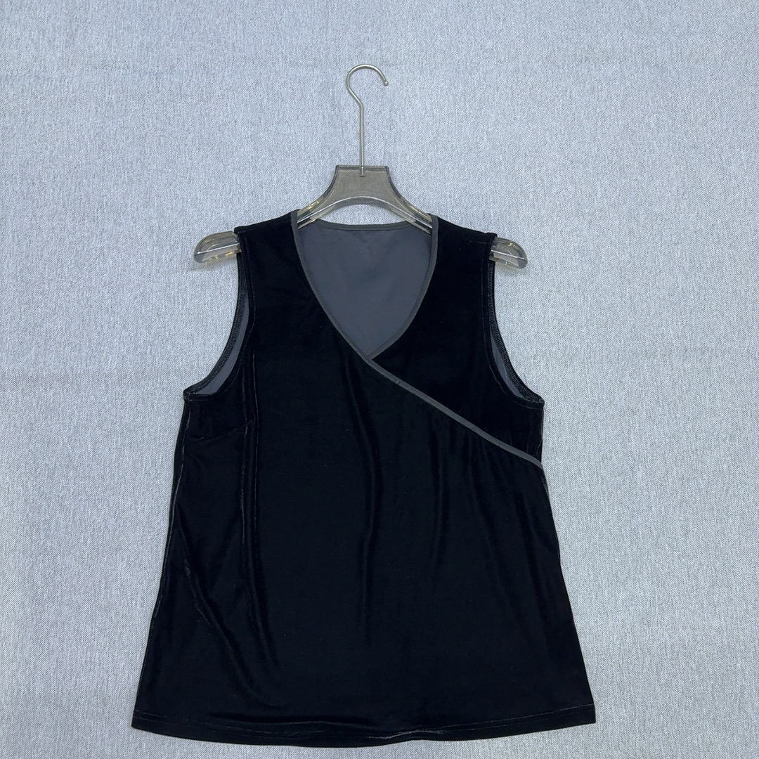 早秋款百搭丝绒坎袖