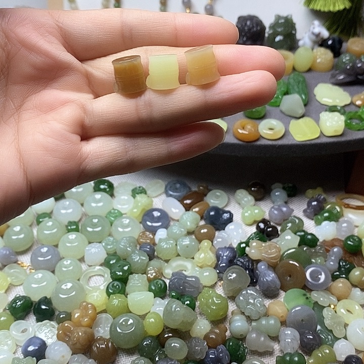 未镶嵌和田玉挂件竹节98一个多样性发其一