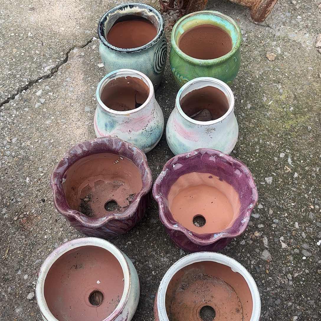 花盆紫砂八个组合福利颜色不挑