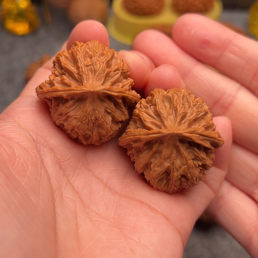 文玩核桃把件精品苹果38全品