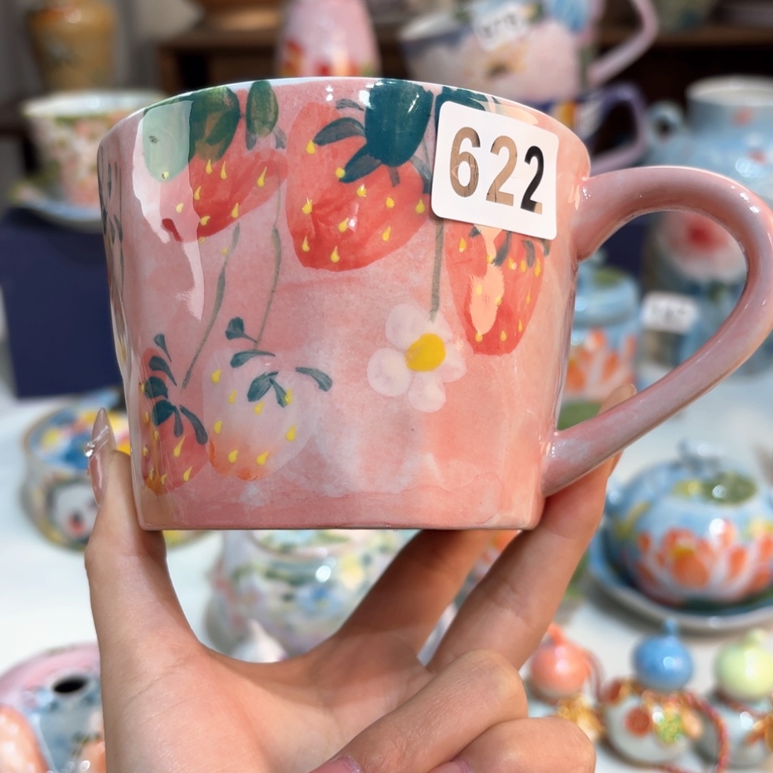 景德镇手绘高温釉下彩陶瓷茶具