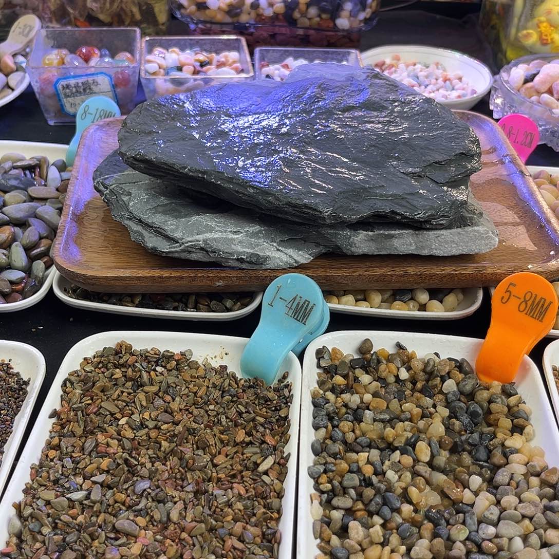 纯天然的片岩石2块