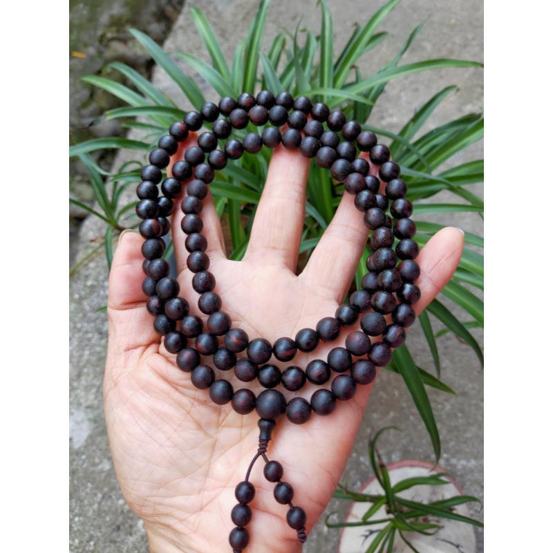 正宗缅甸小叶降真香真品高档纯天然手串老料佛珠手链念珠