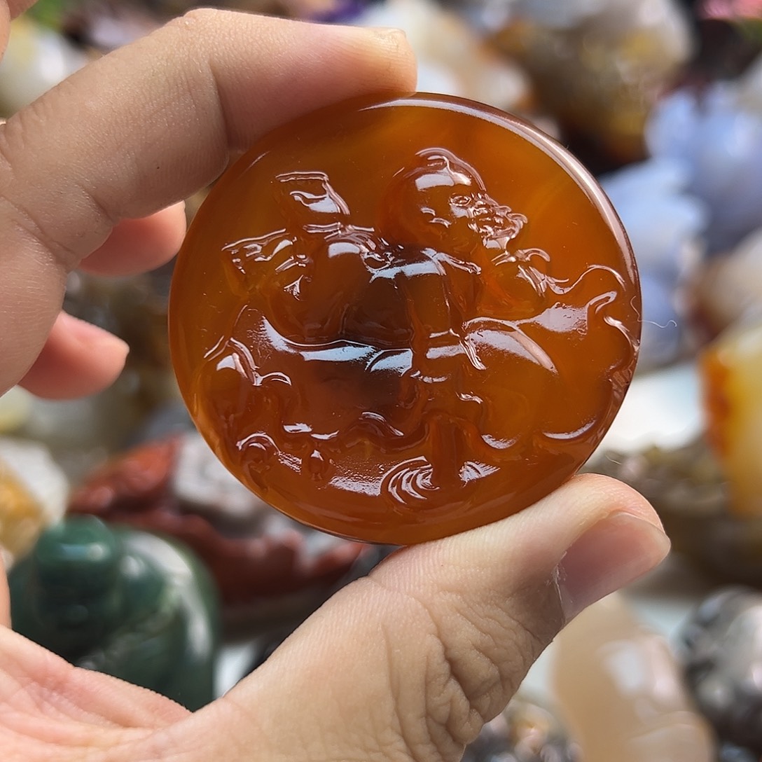 玛瑙/玉髓未镶嵌颈饰