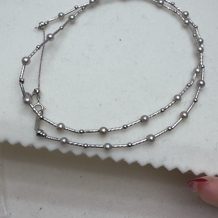 海水珍珠颈饰18K金镶嵌