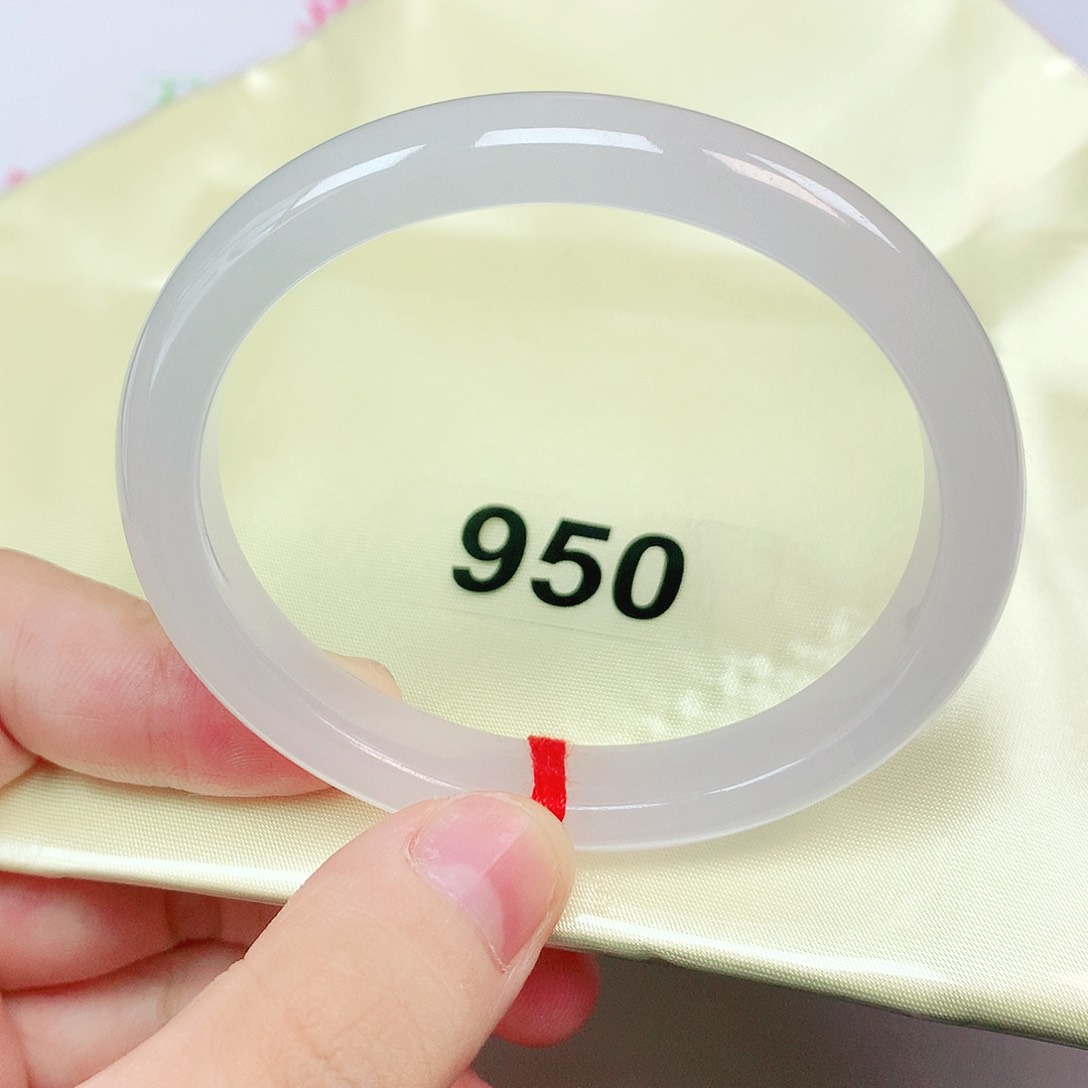 翡翠手镯未镶嵌55圈白月光贵妃翡翠手镯