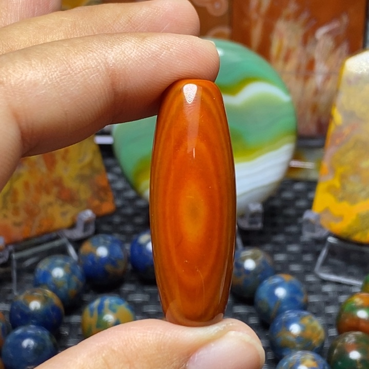 皖***空玛瑙/玉髓未镶嵌颈饰