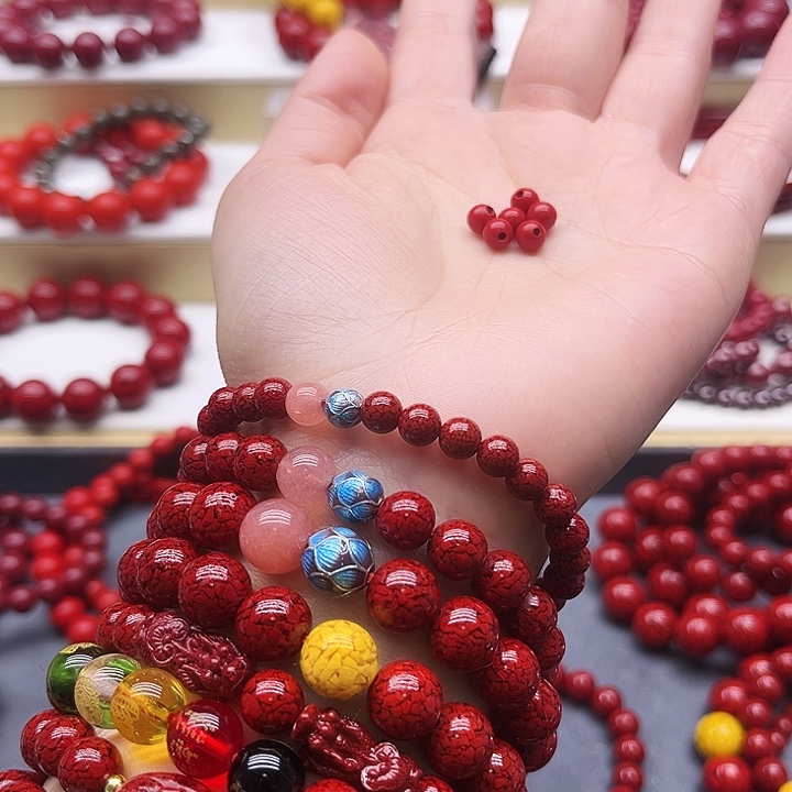 天然辰砂帝王纱卡5加小锦鲤