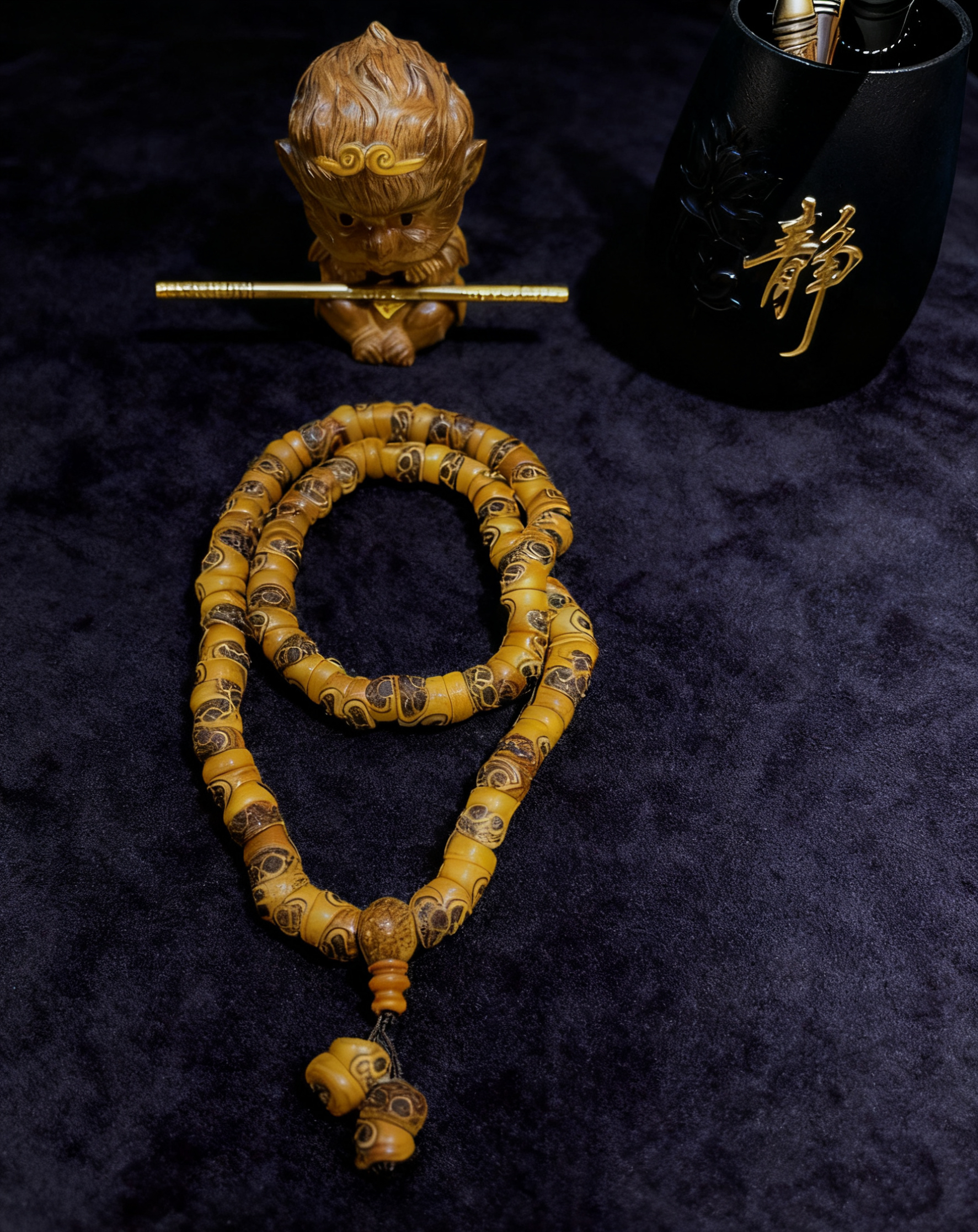 藏式高端精品阿呆108粒