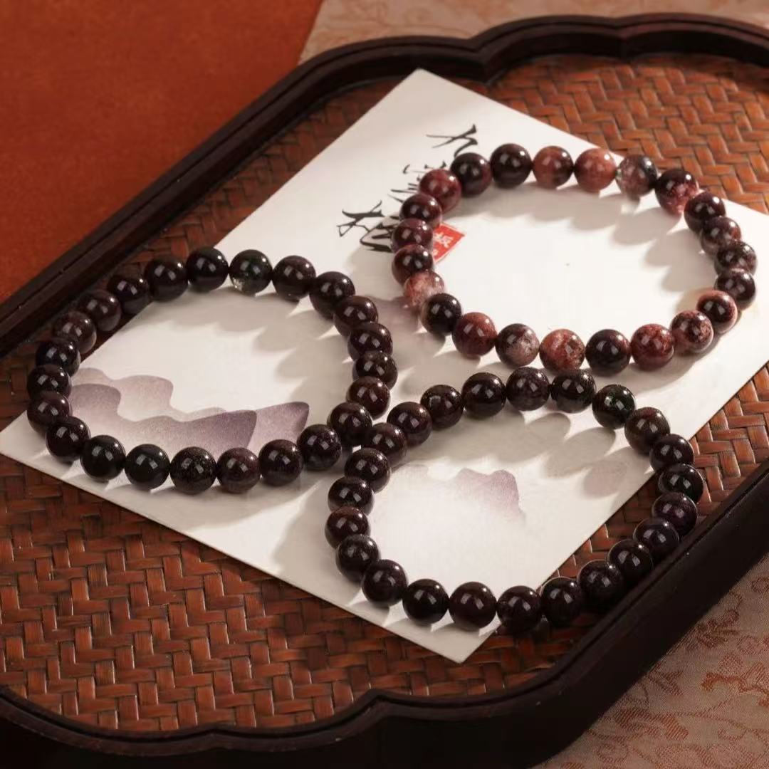 幽灵水晶单圈手串多样性发其一约9mm