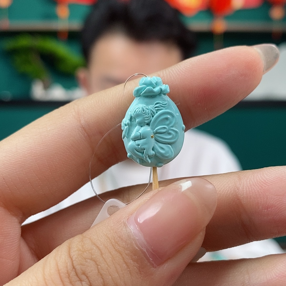 绿松石珠宝奇石未镶嵌