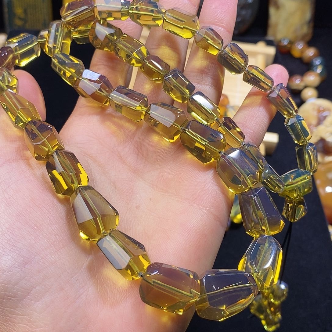 琥珀颈饰未镶嵌～****