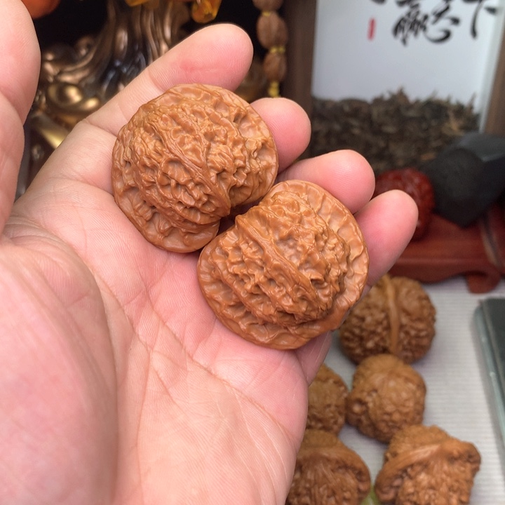 文玩核桃把件气质骨质特牛小众