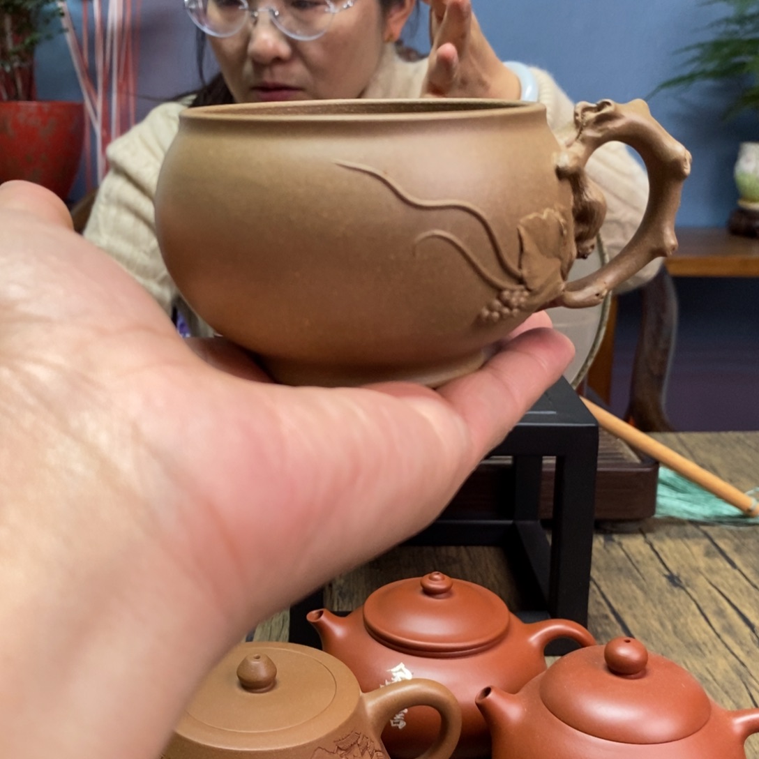 段泥茶壶鹦*螺蟹壳青松鼠葡萄杯