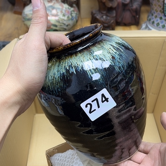 瓷片摆件工艺品瓷器摆件777 