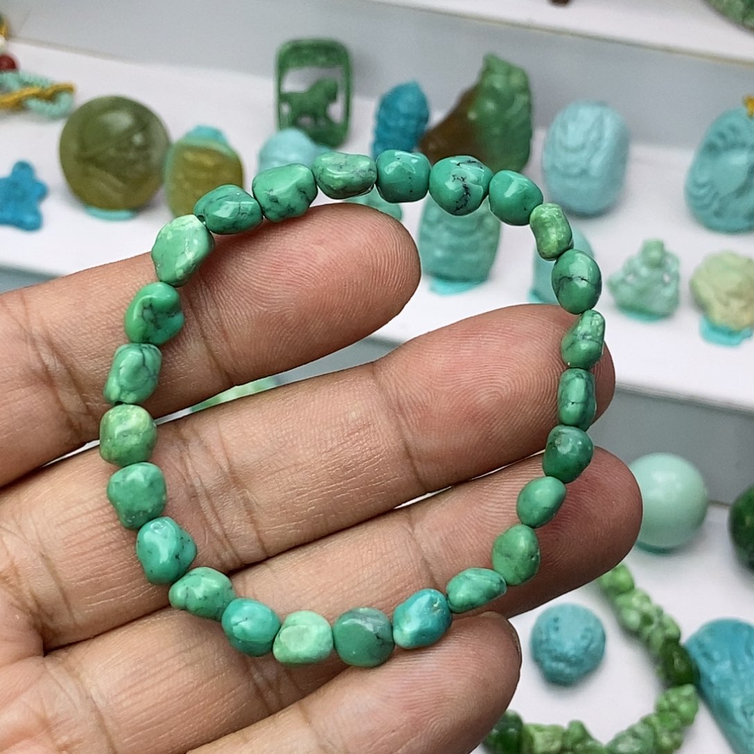 绿松石珠宝奇石未镶嵌