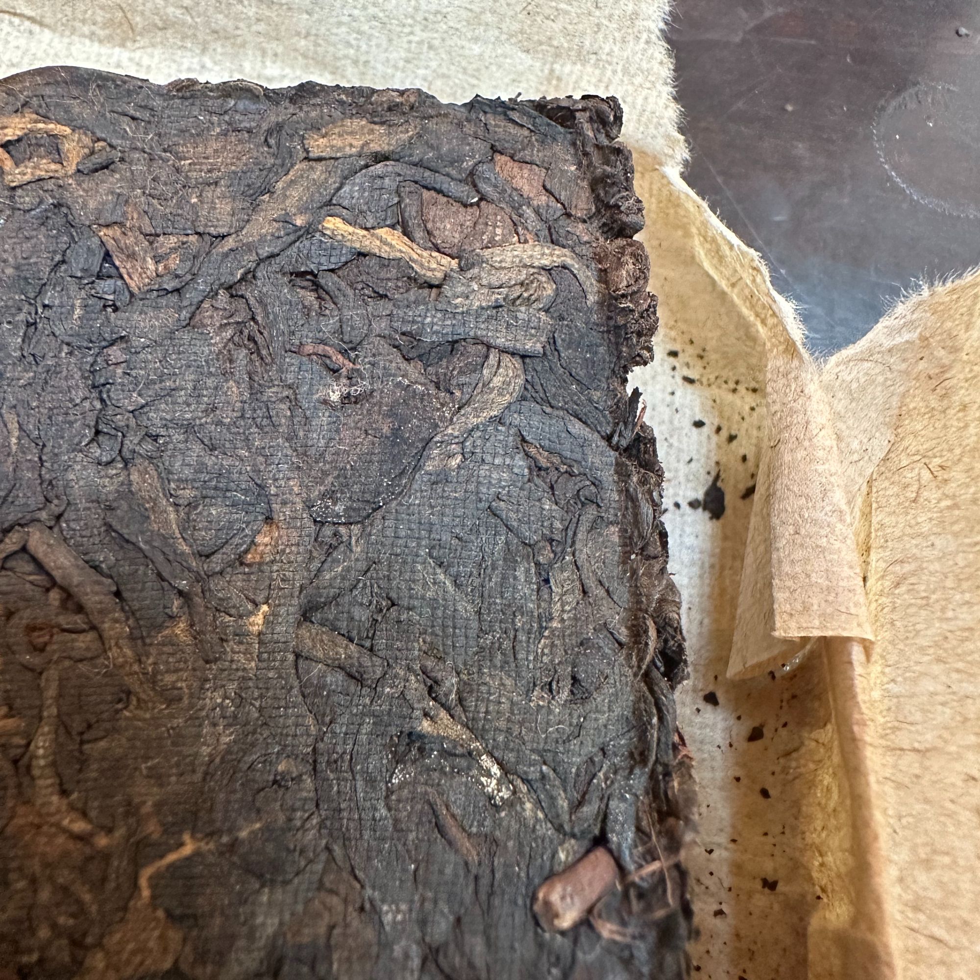 2009年红豆香六堡茶茶砖半斤