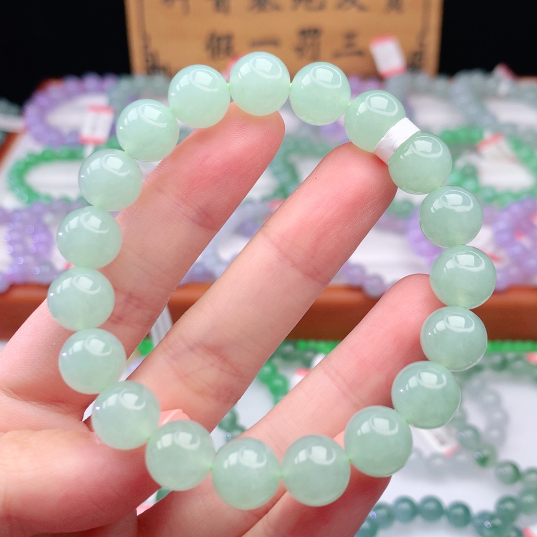 翡翠手链未镶嵌翡翠10mm