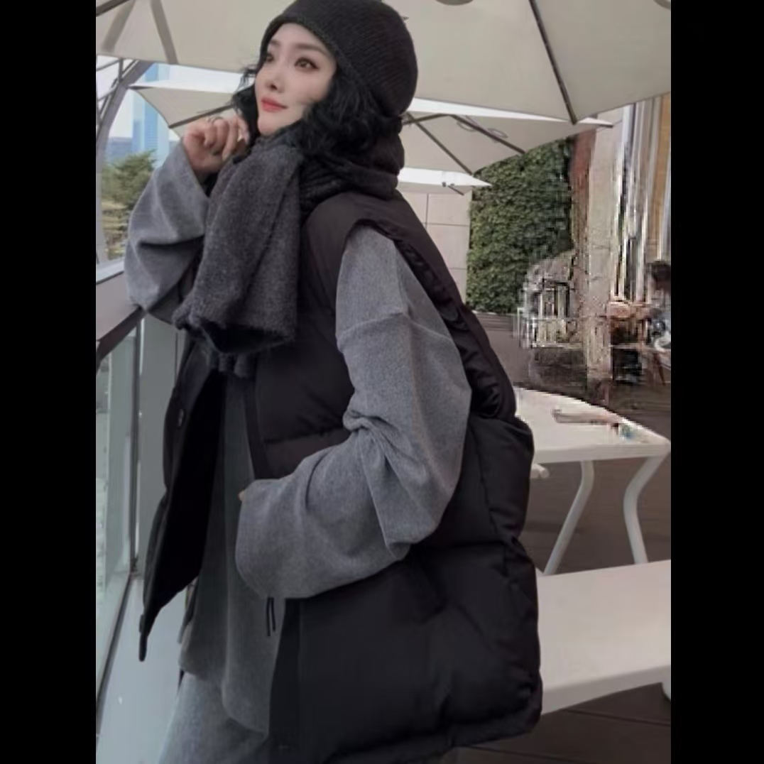 JVM休闲百搭道袍棉马甲19592