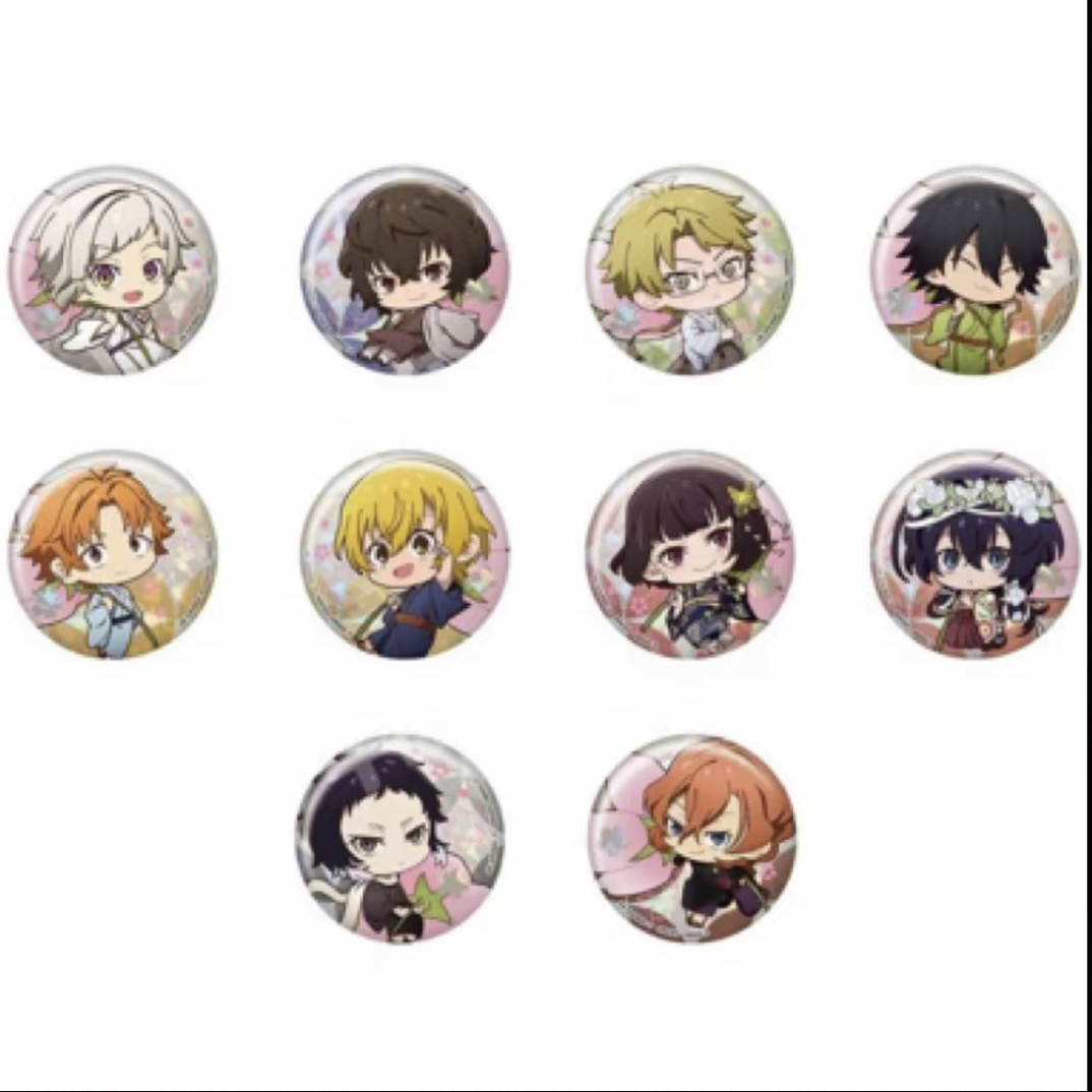 【文豪野犬】  拍一拆二徽章盲盒动漫周边日谷（默认代拆+拆盒）