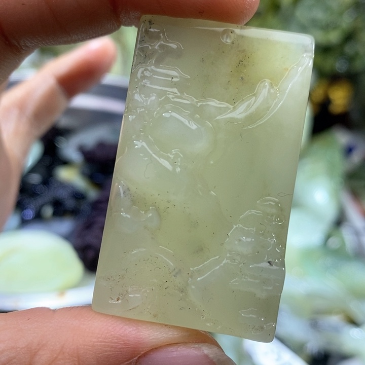 岫玉岫玉吊坠未镶嵌