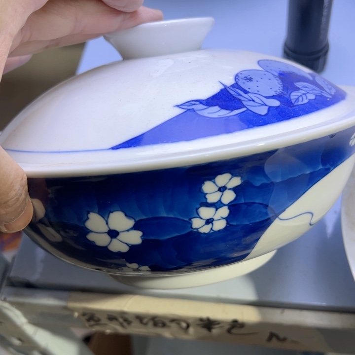 杯手绘八寸柿柿如意品锅