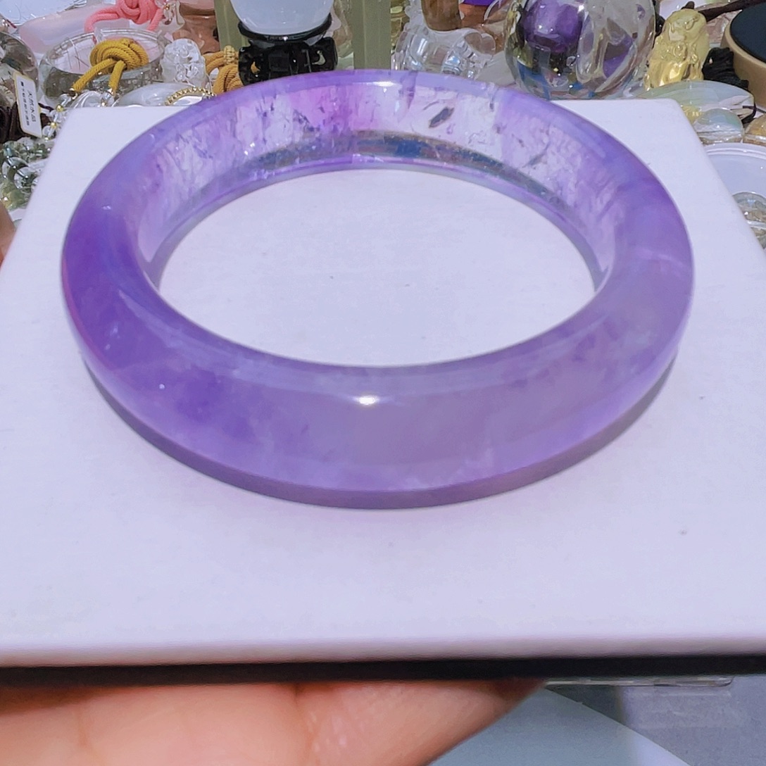 未镶嵌手镯水晶天然紫水晶福利手镯