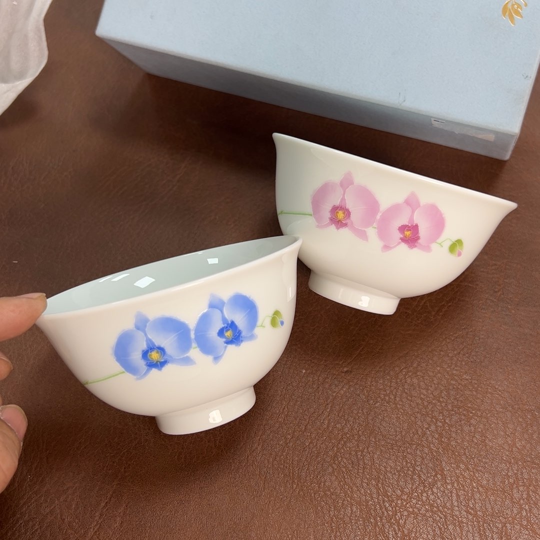 陶瓷香兰原盒瓷器瓷器