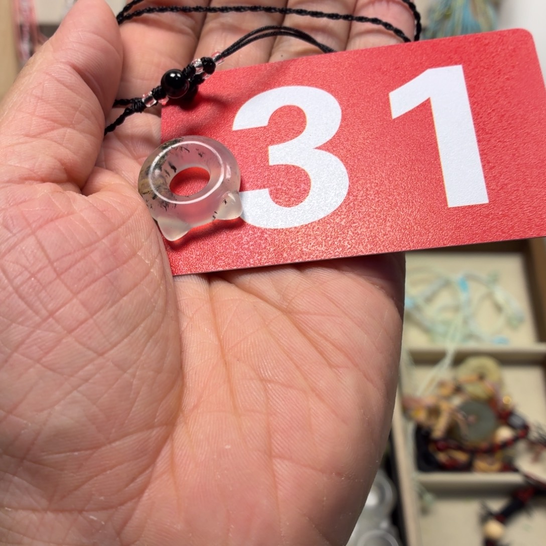 小***冷蛇纹石玉合金包挂