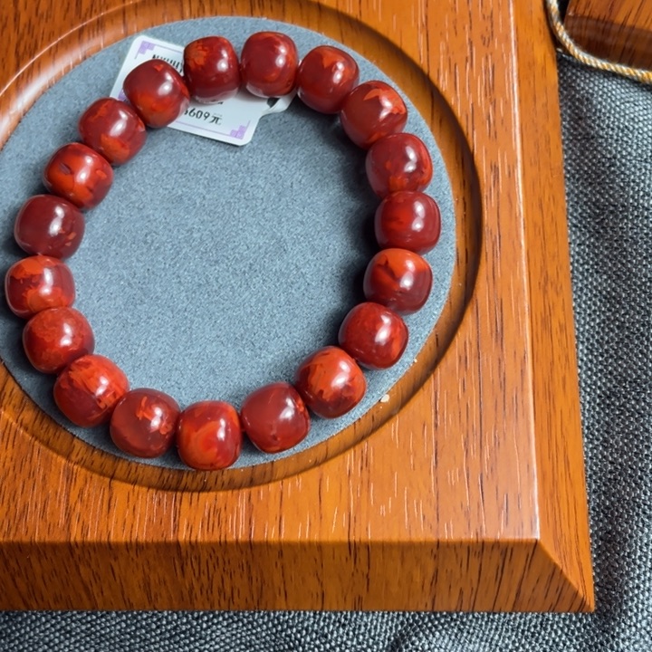 南红玛瑙11加手串未镶嵌往***～