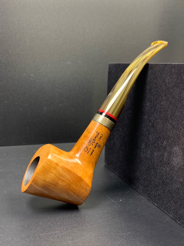 意大利维布拉蒂一花等级石楠木手工烟斗（内径20.7斗深34.6）