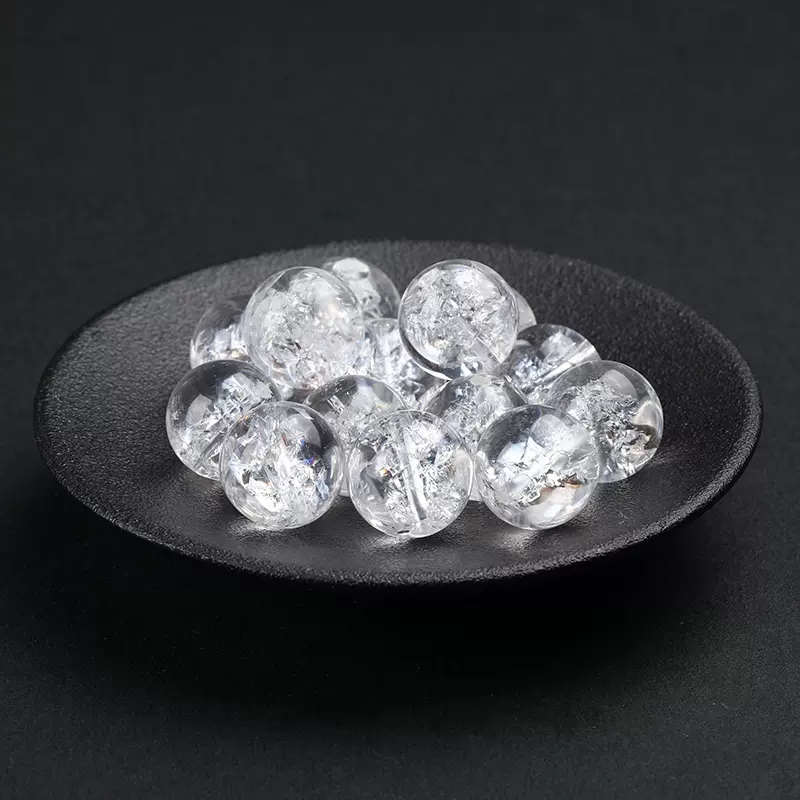 天然水晶单珠手工diy，【直播间选】13～15MM，一单5颗