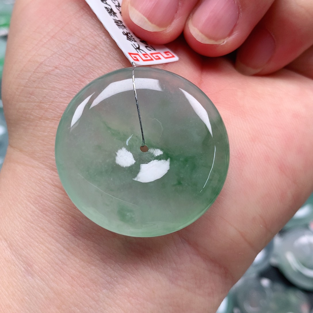 颈饰未镶嵌翡翠天然翡翠