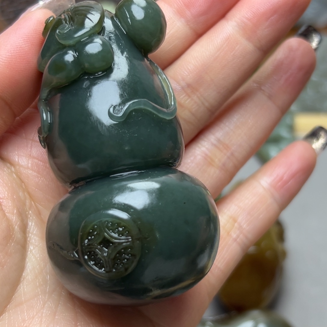 和田玉颈饰未镶嵌顺*～